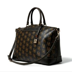 Dooney & Bourke 1975 Signature Vanessa Zip Shoulder Bag Limited Edition EUC